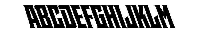 Staten CondensedBlackReverse Instance Font UPPERCASE