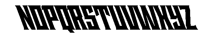 Staten CondensedBlackReverse Instance Font UPPERCASE