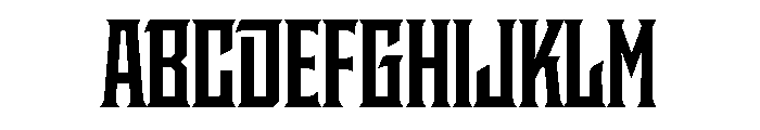 Staten CondensedBold Instance Font UPPERCASE
