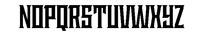 Staten CondensedBold Instance Font UPPERCASE