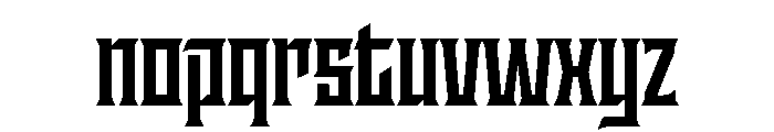 Staten CondensedBold Instance Font LOWERCASE