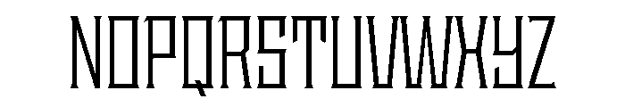 Staten CondensedBook Instance Font UPPERCASE