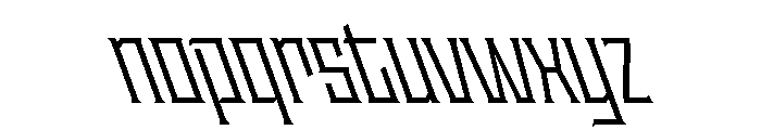 Staten CondensedBookReverse Instance Font LOWERCASE