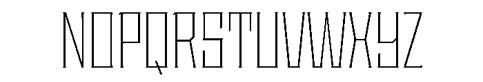 Staten CondensedExtraLight Instance Font UPPERCASE