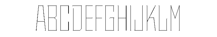 Staten CondensedHairline Instance Font UPPERCASE