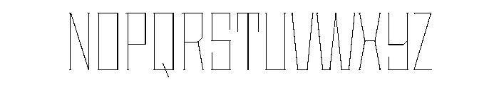 Staten CondensedHairline Instance Font UPPERCASE