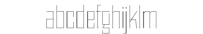 Staten CondensedHairline Instance FONT