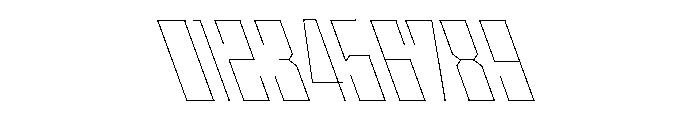 Staten CondensedHairlineReverse Instance Font OTHER CHARS
