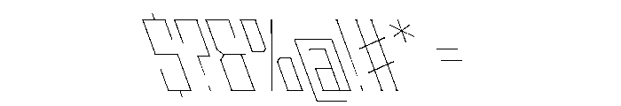 Staten CondensedHairlineReverse Instance Font OTHER CHARS