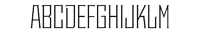 Staten CondensedLight Instance Font UPPERCASE