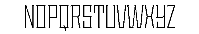 Staten CondensedLight Instance Font UPPERCASE