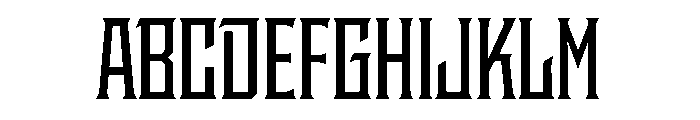 Staten CondensedSemibold Instance Font UPPERCASE