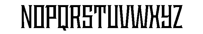 Staten CondensedSemibold Instance Font UPPERCASE