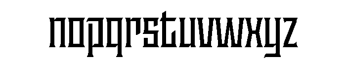 Staten CondensedSemibold Instance Font LOWERCASE