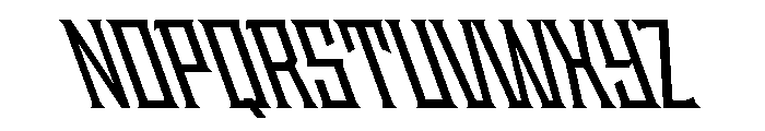 Staten CondensedSemiboldReverse Instance Font UPPERCASE