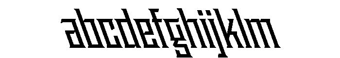 Staten CondensedSemiboldReverse Instance FONT