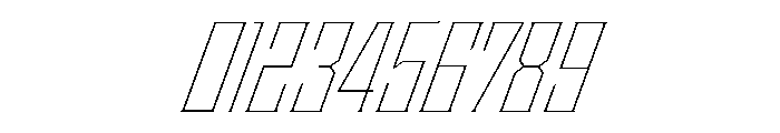 Staten CondensedThinOblique Instance Font OTHER CHARS