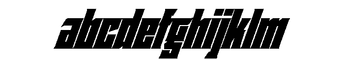 Staten CondensedUltraOblique Instance FONT