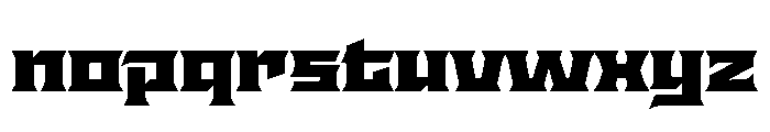Staten ExpandedBlack Instance Font LOWERCASE