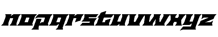 Staten ExpandedBlackOblique Instance Font LOWERCASE