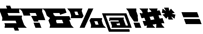 Staten ExpandedBlackReverse Instance Font OTHER CHARS