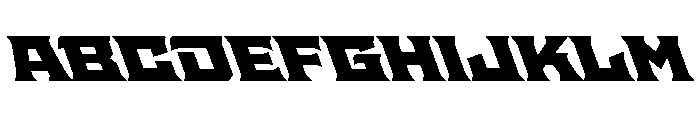 Staten ExpandedBlackReverse Instance Font UPPERCASE