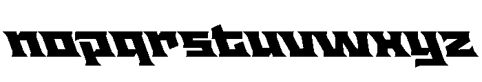 Staten ExpandedBlackReverse Instance Font LOWERCASE