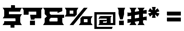 Staten ExpandedBold Instance Font OTHER CHARS