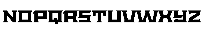 Staten ExpandedBold Instance Font UPPERCASE