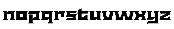 Staten ExpandedBold Instance Font LOWERCASE