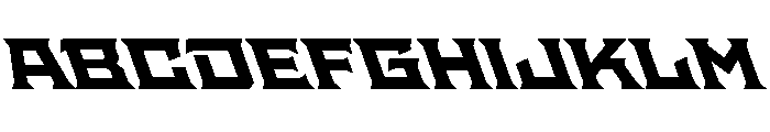 Staten ExpandedBoldReverse Instance Font UPPERCASE