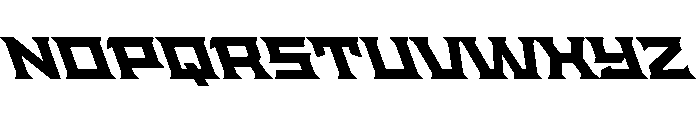 Staten ExpandedBoldReverse Instance Font UPPERCASE