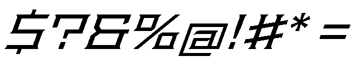 Staten ExpandedBookOblique Instance Font OTHER CHARS