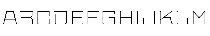 Staten ExpandedExtraLight Instance Font UPPERCASE