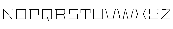 Staten ExpandedExtraLight Instance Font UPPERCASE