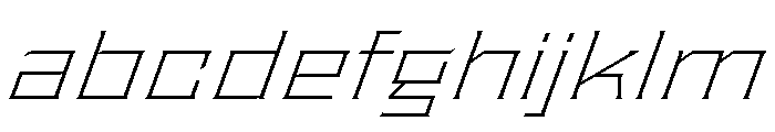 Staten ExpandedExtraLightOblique Instance FONT