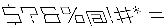 Staten ExpandedExtraLightReverse Instance Font OTHER CHARS