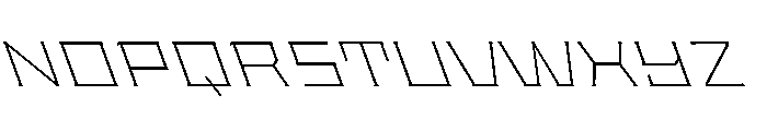 Staten ExpandedExtraLightReverse Instance Font UPPERCASE