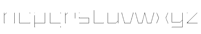 Staten ExpandedHairline Instance Font LOWERCASE