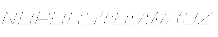 Staten ExpandedHairlineOblique Instance Font UPPERCASE