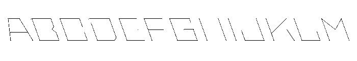 Staten ExpandedHairlineReverse Instance Font UPPERCASE