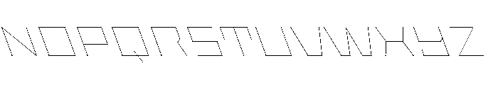 Staten ExpandedHairlineReverse Instance Font UPPERCASE