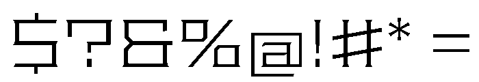 Staten ExpandedLight Instance Font OTHER CHARS