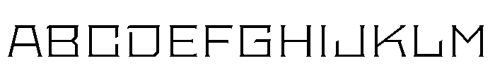 Staten ExpandedLight Instance Font UPPERCASE