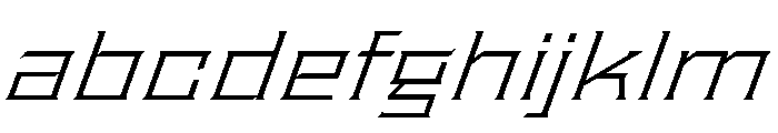 Staten ExpandedLightOblique Instance FONT
