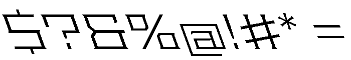 Staten ExpandedLightReverse Instance Font OTHER CHARS
