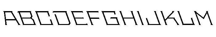 Staten ExpandedLightReverse Instance Font UPPERCASE