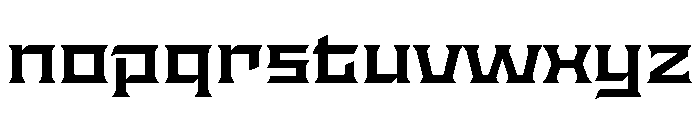 Staten ExpandedSemibold Instance Font LOWERCASE