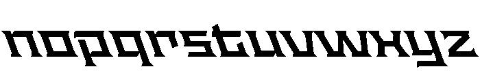 Staten ExpandedSemiboldReverse Instance Font LOWERCASE