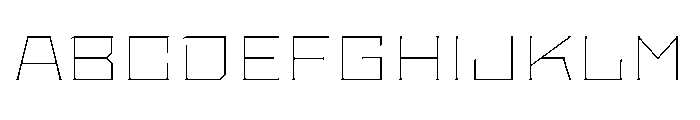 Staten ExpandedThin Instance Font UPPERCASE